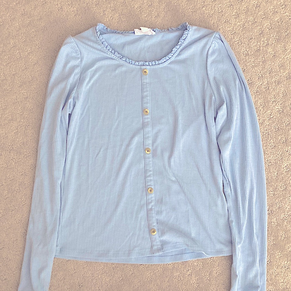 Light blue button down long sleeve, Ten Sixty Sherman, Not used